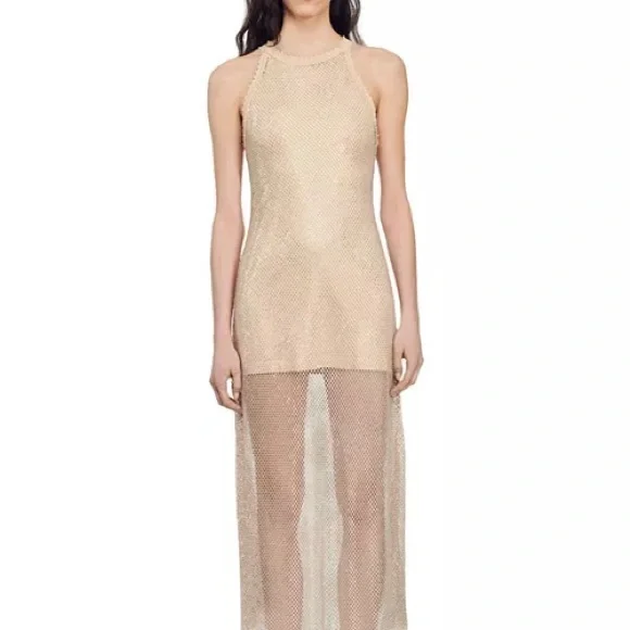 Sandro | Dresses | Nwt Sandro Hollywood Mesh Dressmissing